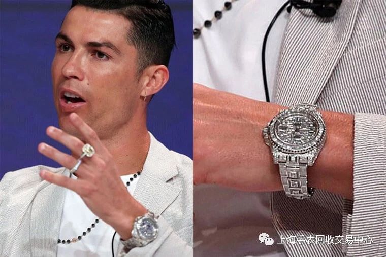 
C罗真的很爱满天星 出席甲级联赛再度亮出天价钻表：BJL平台(图4)